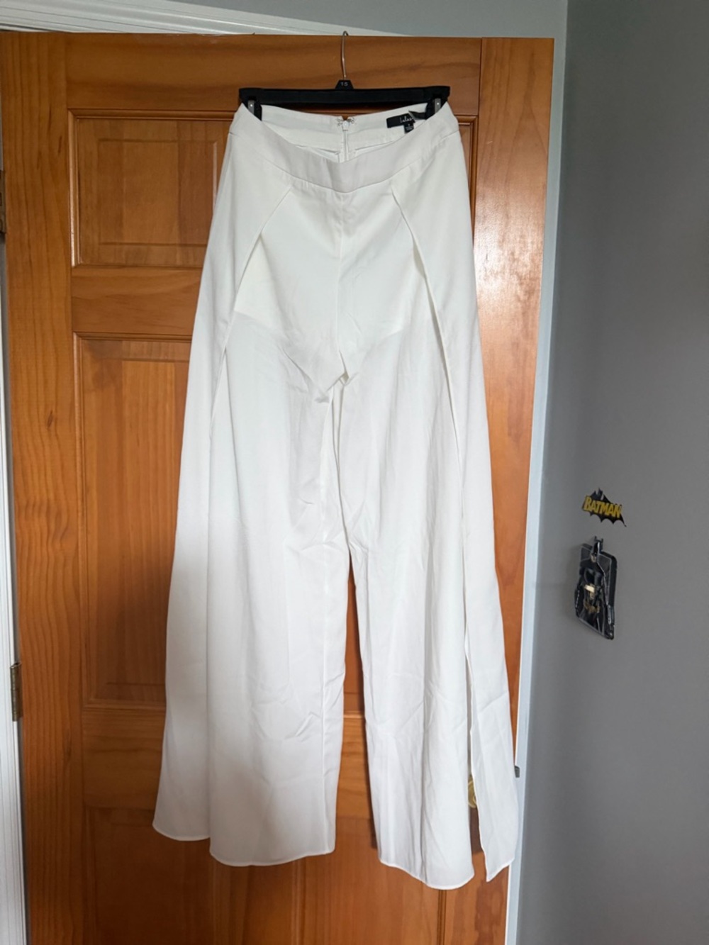 Lulu's Cream Wide-Leg High-Rise Trousers